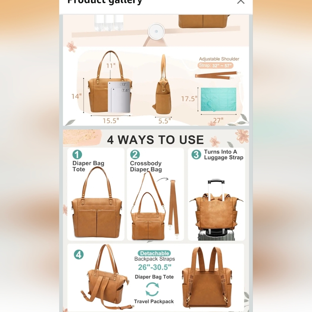 Diaper Bag Backpack - image 11